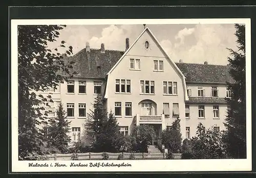 AK Walsrode i. Hann., Kurhaus D. A. F. Erholungsheim