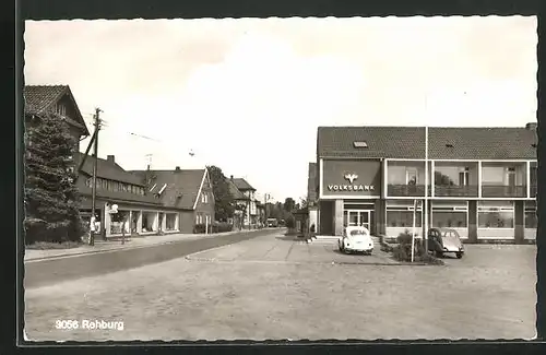 AK Rehburg, Ortspartie mit Volksbank