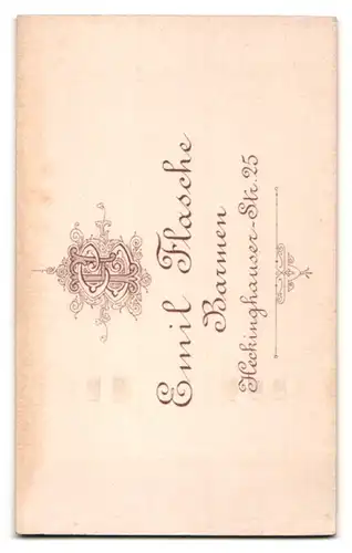 Fotografie Emil Flasche, Barmen, Heckinghauserstr. 25, Portrait eines elegant gekleideten Paares