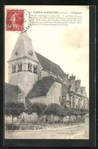 AK Ligny-le-Chatel, L`Eglise
