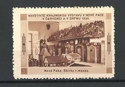 Reklamemarke Srpnu, Navstivte Krajinskou Výstavu v Nové Pace v Cervenci 1935, Nová Paka, Sbirky v museu