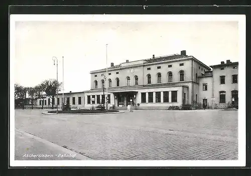 AK Aschersleben, Partie am Bahnhof