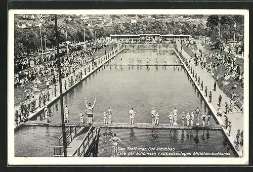 AK Treffurt, Schwimmbad mit Sprungturm