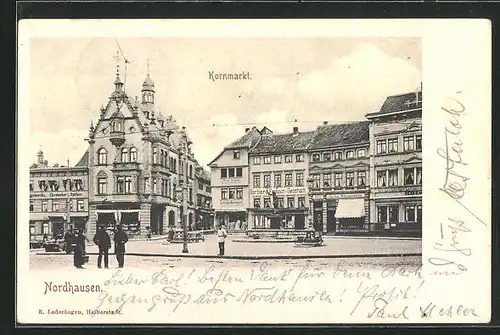 AK Nordhausen, Partie am Kornmarkt