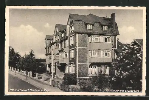 AK Neuhaus a. Rwg., Erholungsheim Leunawerke