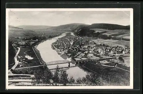 AK Bodenwerder a. d. Weser, Totalansicht