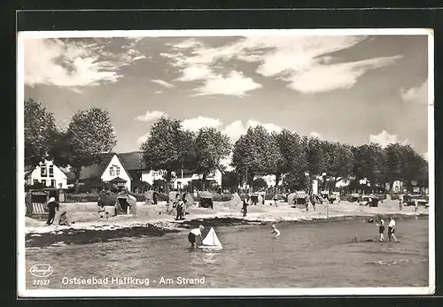 AK Haffkrug / Ostsee, Kinder am Strand