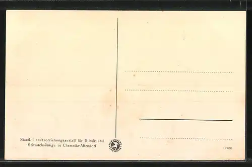 AK Chemnitz, Staatl. Landeserziehungsanstalt und Kirchplatz