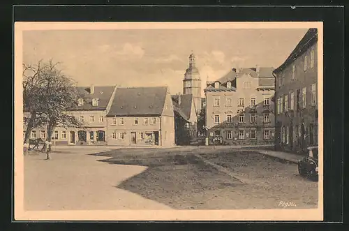 AK Pegau, Marktplatz