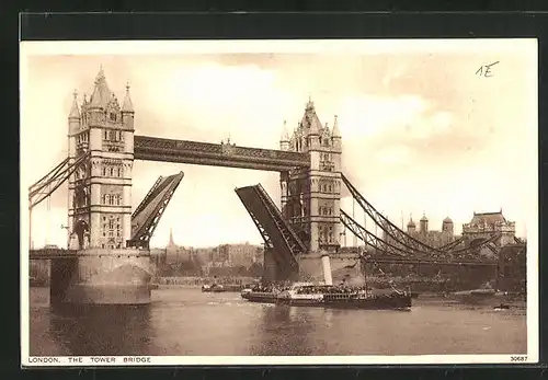 AK London, View on Tower Bridge