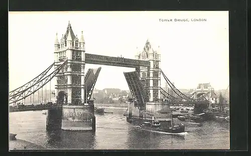 AK London, View on Tower Bridge