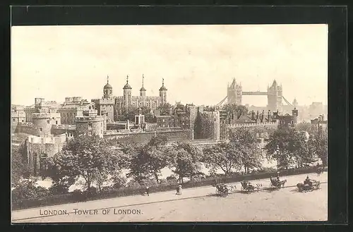AK London, Tower of London and Tower Bridge