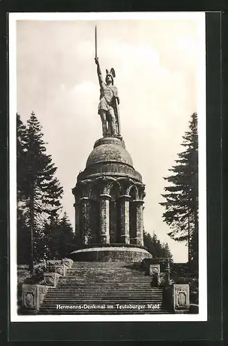 AK Teutoburger Wald, Blick zum Hermannsdenkmal