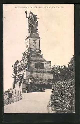 AK Nationaldenkmal auf dem Niederwald am Rhein