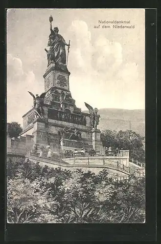 AK Nationaldenkmal auf dem Niederwald
