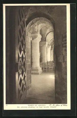 AK Tower of London, St. John's Chapel in the White Tower