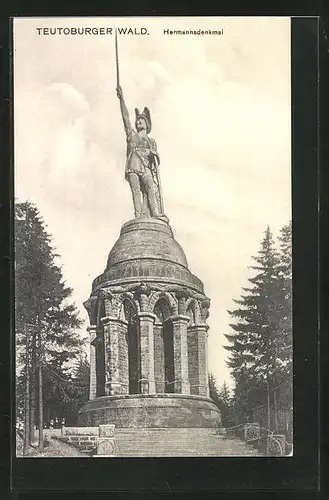 AK Hermannsdenkmal im Teutoburger Wald