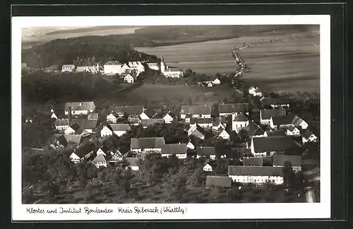 AK Bonlanden /Württemb., Kloster und Institut Bonlanden aus der Vogelschau