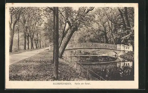 AK Hildburghausen, am Kanal