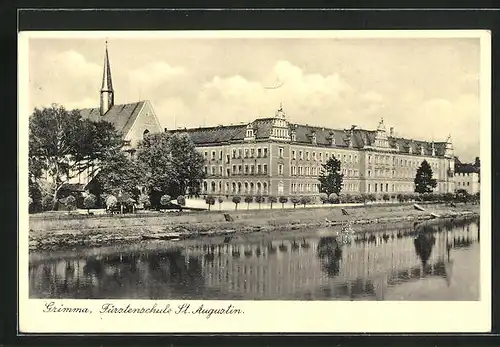 AK Grimma / Sachsen, Fürstenschule St. Augustin