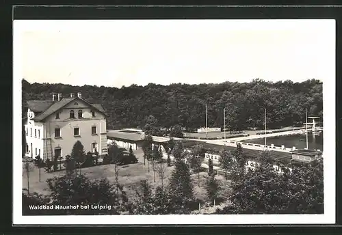 AK Naunhof, Blick auf das Waldbad