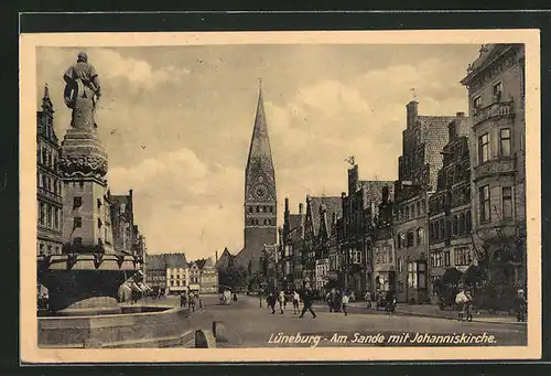 AK Lüneburg, Am Sande mit Johanniskirche