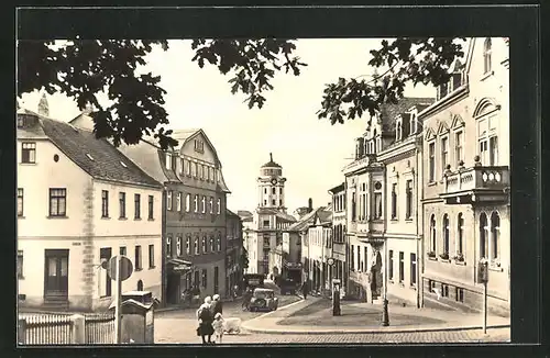 AK Zeulenroda, Blick in die Kirchgasse