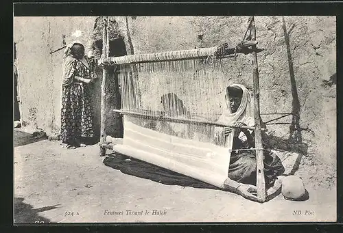 AK Fermes Tissant le Haich, arabische Teppichweber