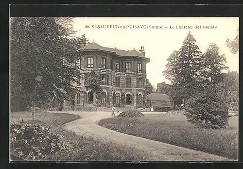 AK Saint-Sauveur-en-Puisaye, Le Chateau des Genets