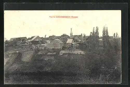 AK Loucheboeuf, Blick zur Kirche im Ort