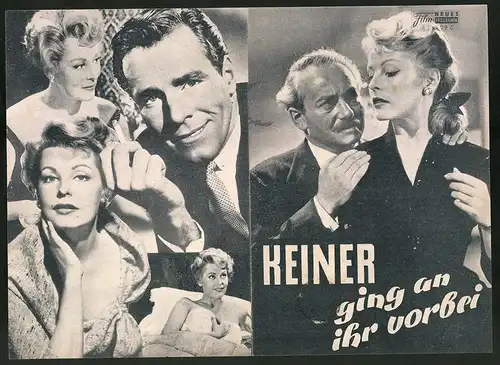 Filmprogramm NFP Nr. 275, Keiner ging an ihr vorbei, Arlene Dahl, Phil Carey, Regie: Ken Hughes