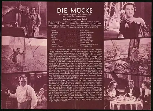 Filmprogramm Programm von Heute Nr. 333, Hilde Krahl, Margot Hielscher, Regie: Walter Reisch