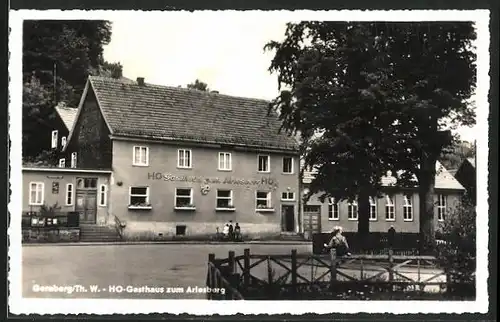 AK Geraberg /Th., HO-Gasthaus zum Arlesberg