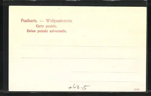 Lithographie Mannheim, Grosse Carneval-Gesellschaft Feuerio Mannheim E. V. 1904, Prinzengarde