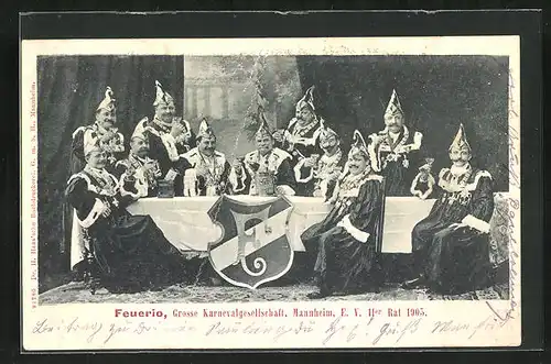 AK Mannheim, Grosse Karnevalsgesellschaft, E. V. 11er Rat 1905