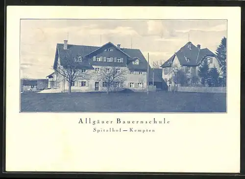 AK Kempten, Allgäuer Bauernschule Spitalhof