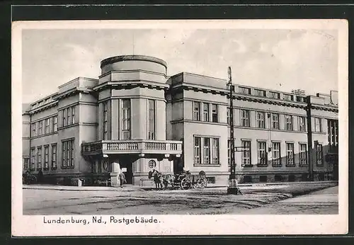 AK Lundenburg, Postgebäude