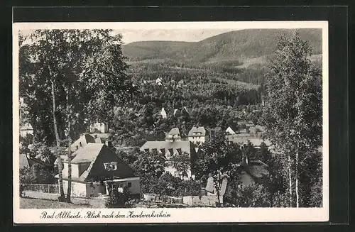 AK Bad Altheide, Blick nach dem Handwerkerheim