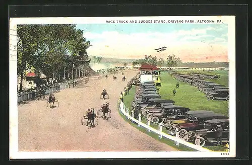 AK Altoona, PA, Race Track and Judge Stand, Driving Park