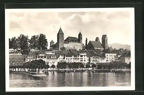 AK Rapperswil, Ortspartie mit Schloss