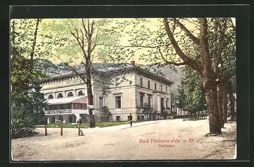 AK Bad Freienwalde a. O., Kurhaus im Wald