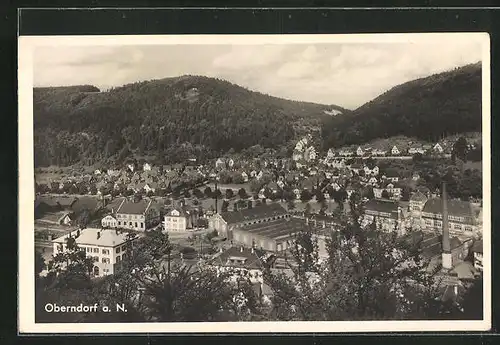 AK Oberndorf a. N., Stadtansicht aus der Vogelschau