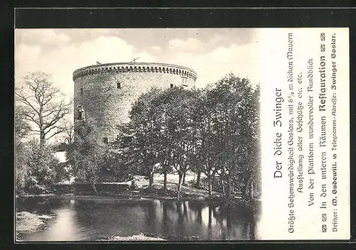 AK Goslar, Der dicke Zwinger mit Restauration