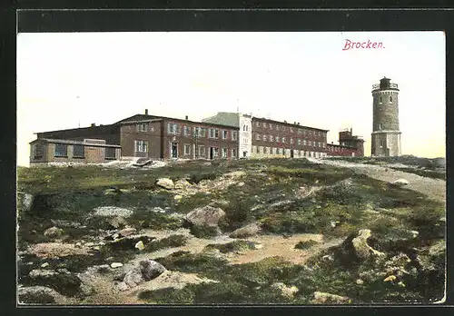 AK Brocken, Brockenhotel und Brockenturm