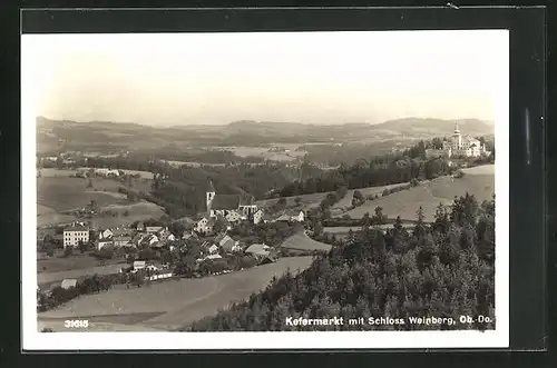 AK Kefermarkt, Gesamtansicht mit Schloss Weinberg