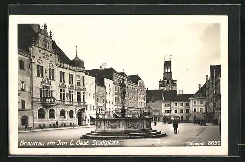 AK Braunau /Inn, Stadtplatz