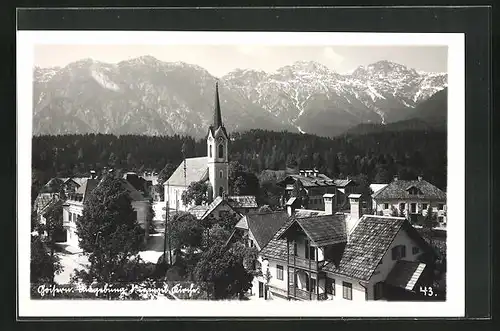 AK Goisern, Totalansicht von der Kirche