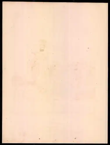 Lithographie Herzoghtum Nassau, Flügeladjutant, altkoloriert, montiert, aus Eckert & Monten um 1840 Vorzugsausgabe