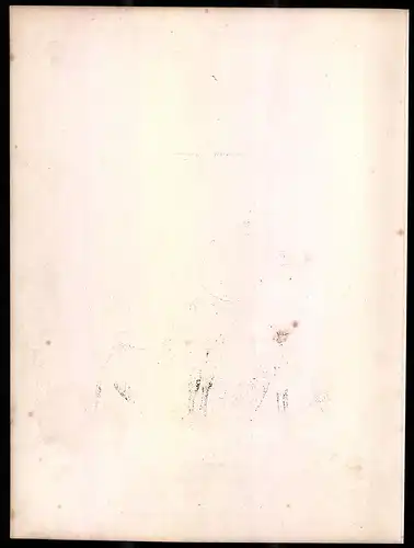 Lithographie Kaisertum Österreich, Dt. Infanterie, altkoloriert, montiert, aus Eckert & Monten um 1840 Vorzugsausgabe