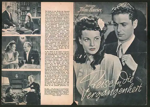 Filmprogramm IFK Nr. 3342, Reise in die Vergangenheit, Olga Tschechowa, Margot Hielscher, Regie: Hans H. Zerlett